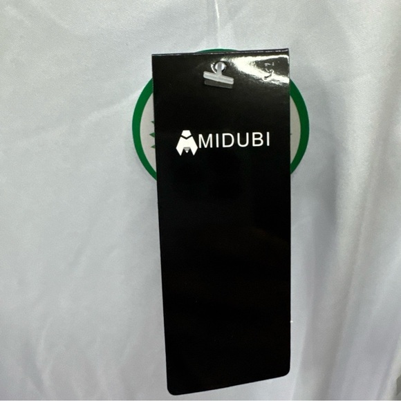 NWT Mens Midubi Exercise Shirt With Sun Protection Long Sleeve Quick White 2XL - Picture 6 of 11